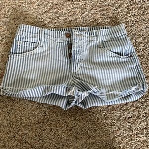 Joe’s stripe shorts